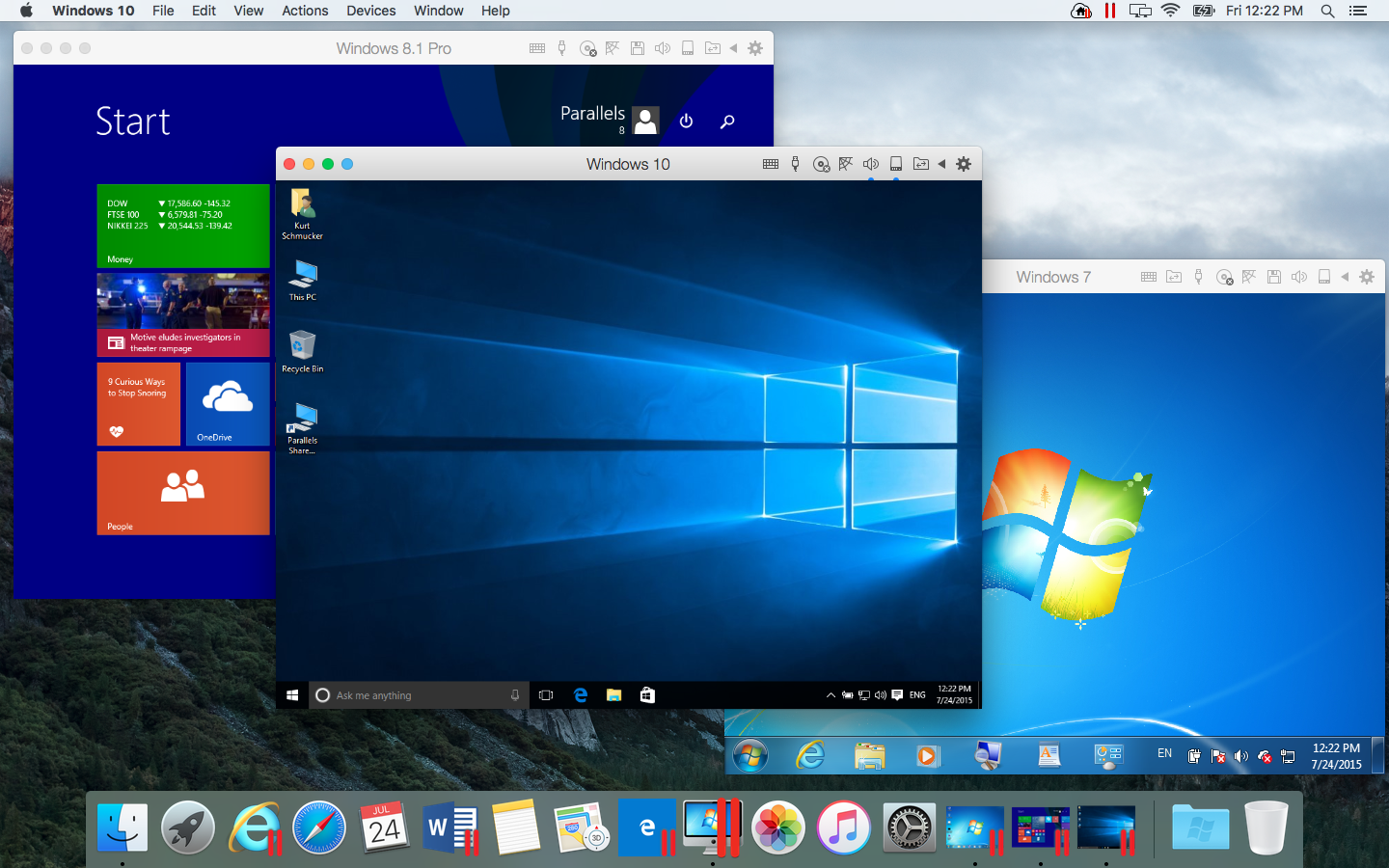 Parallels For Mac Os X 10.9.5