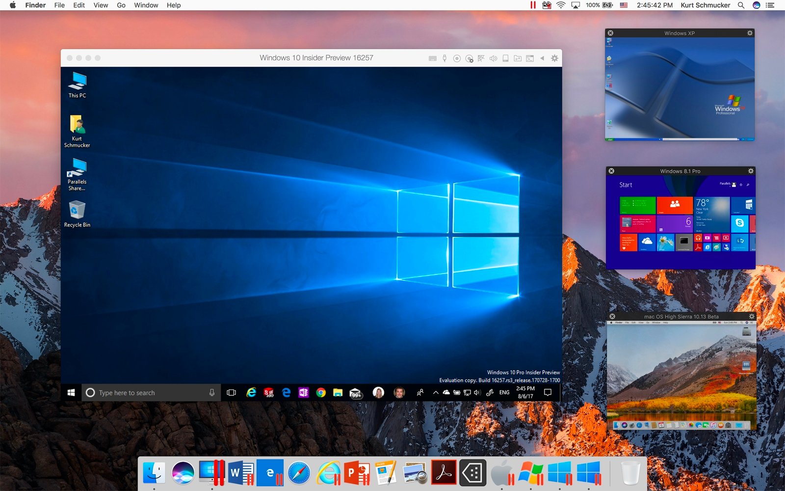 Best config for windows 10 on mac parallels 12 download